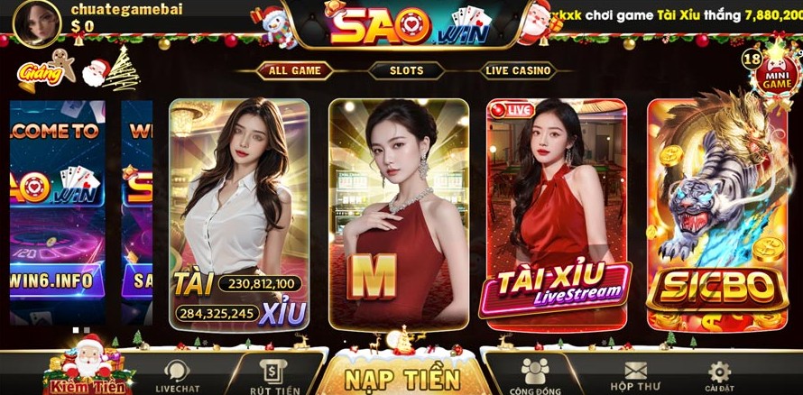 Cổng game đổi thưởng Saowin nhiều game lạ